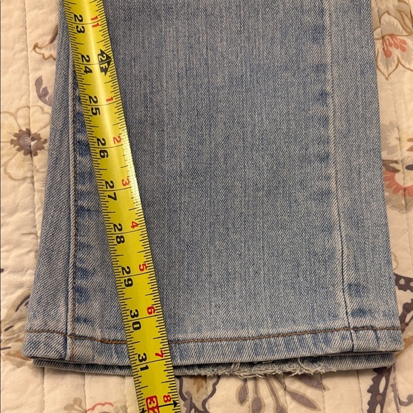 Levi's Light Blue Low Slouch Straight Leg Jeans #333 - Picture 10 of 14